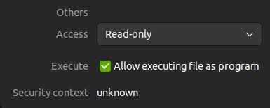 Allow-executed-file